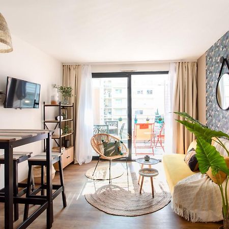 C1 Clemenceau Pool Balcony Bath Ac 2Mins Walk To Sand Beach Cannes Exterior foto