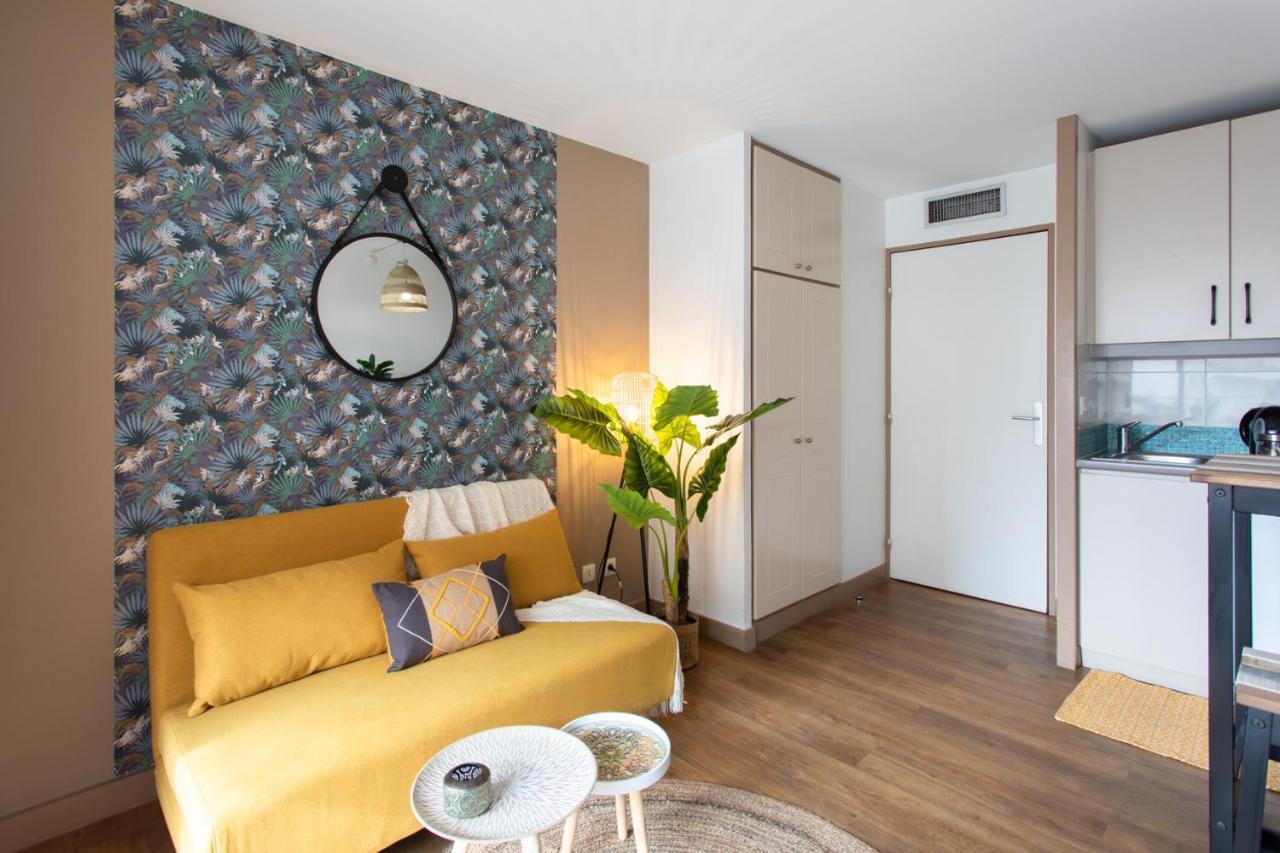 C1 Clemenceau Pool Balcony Bath Ac 2Mins Walk To Sand Beach Cannes Exterior foto
